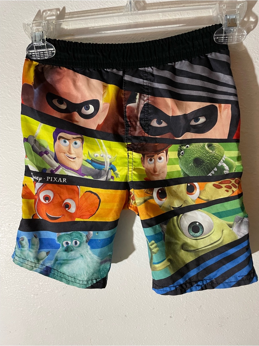 Disney Multicolor Pixar Character Swim Trunks